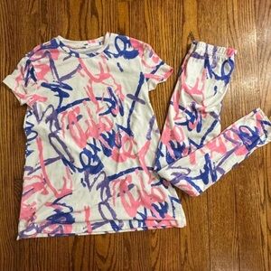 Colorful Kids Matching Pajama Set